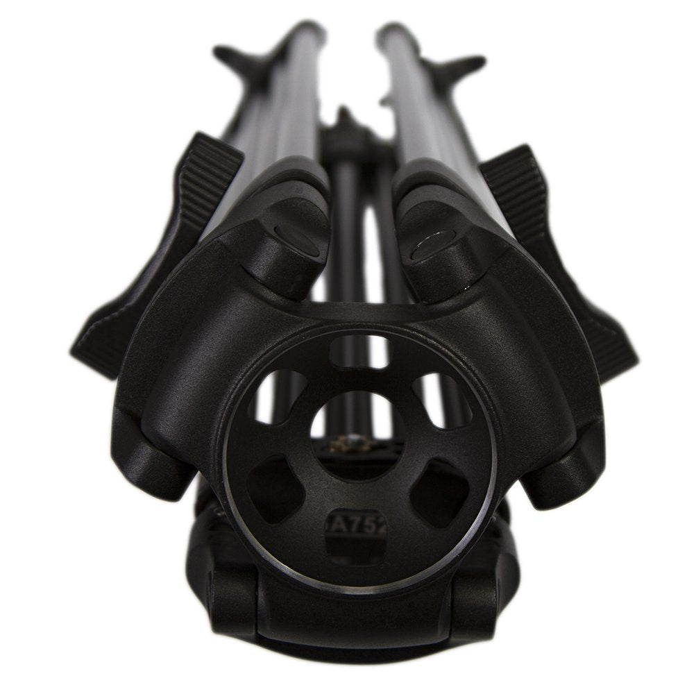 E-Image GA752 2 Stage Aluminum Tripod with 75mm Ball and Mid Level Spreader