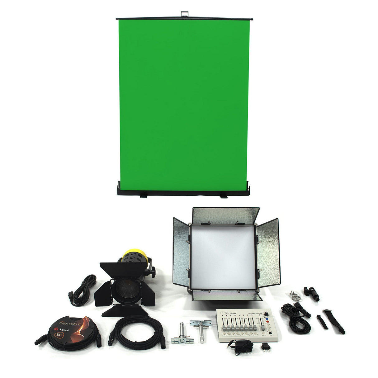 Ikan CHROMA-1F1S Drop Ceiling Mount Studio Chromakey Light Key