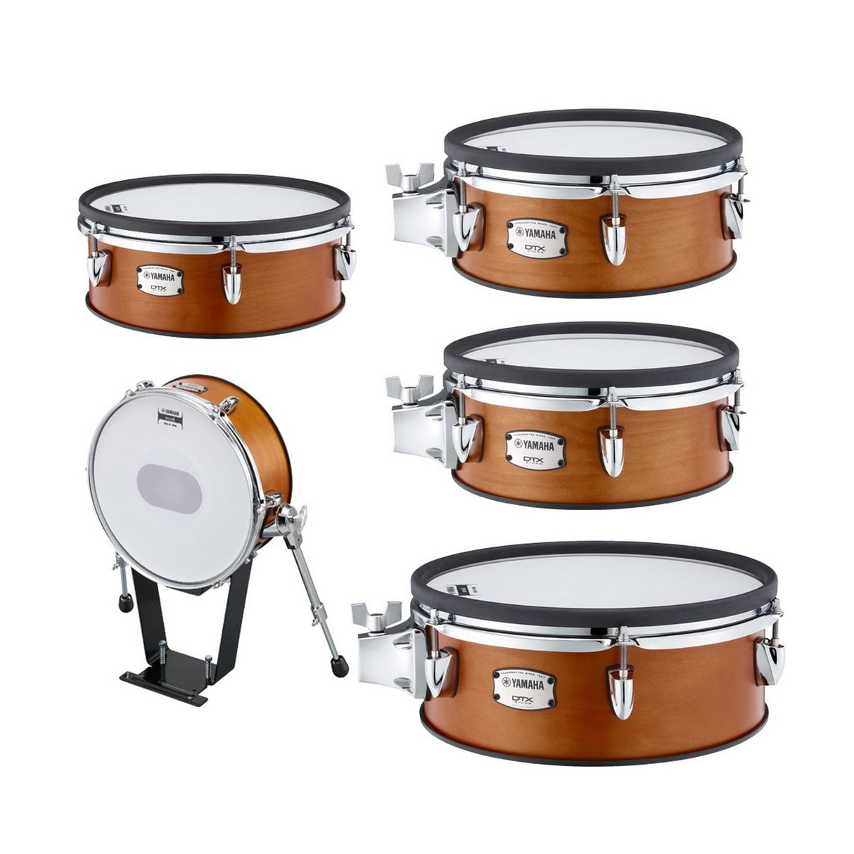 Yamaha Mesh Drum Pad Set for DTX10K-M Electronic Drum Kit - Real Wood