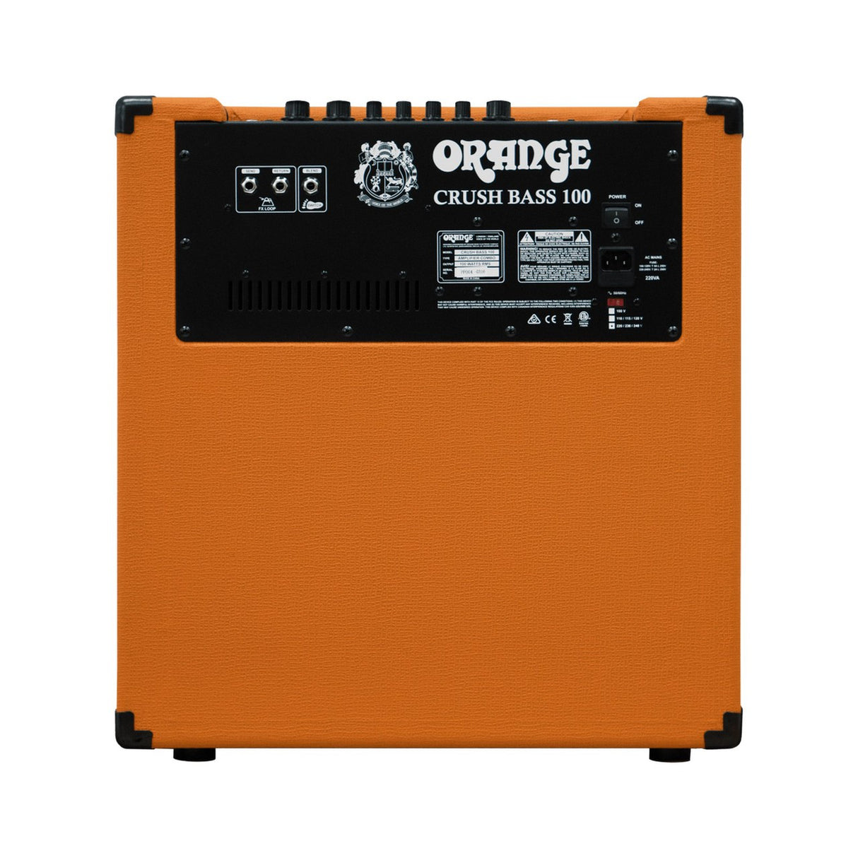 Orange CRUSH-BASS-100 100 Watt 15 Inch Bass Amp Combo Orange