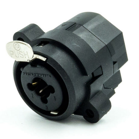 QSC CO-000168-00 XLR Input Connector with Locking Tab Single Unit