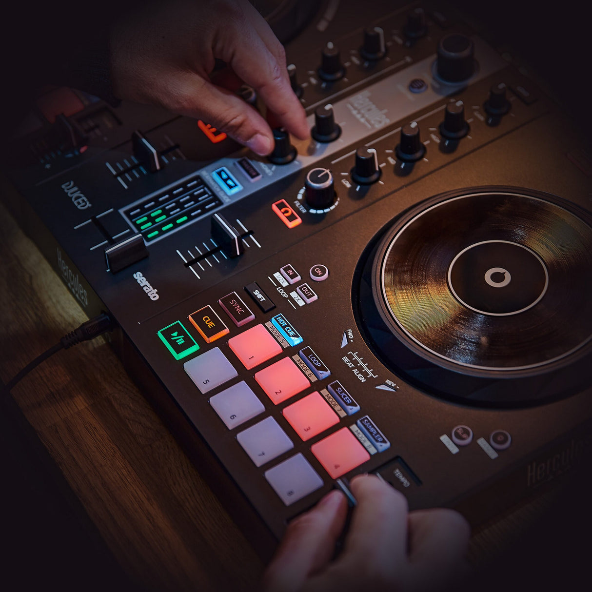 Hercules DJControl Inpulse 300 MK2 2-Channel DJ Controller with Serato DJ Lite/DJUCED
