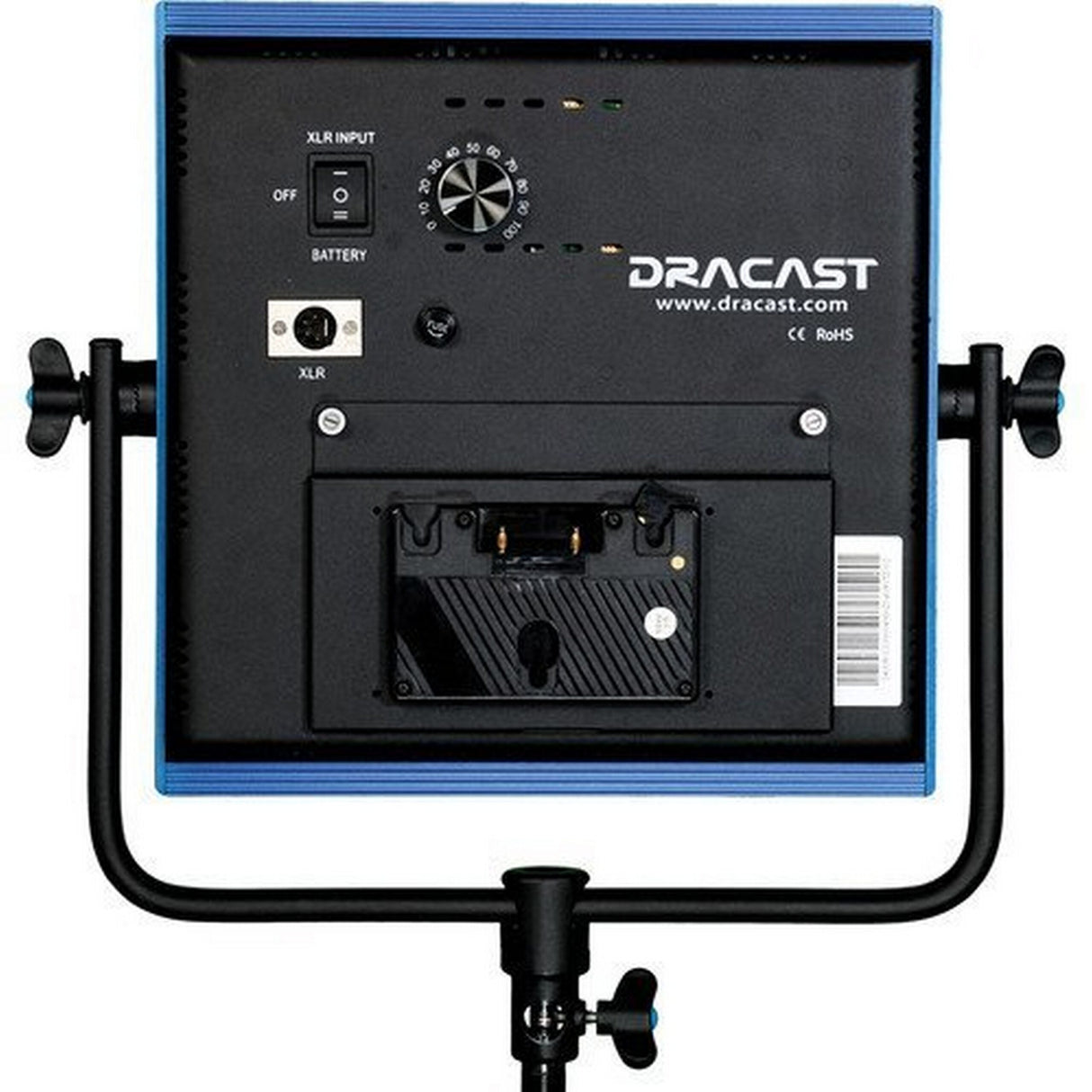 Dracast DRLED1000DG LED1000 Pro Series Daylight LED Panel Light with Gold Mount Battery Plate
