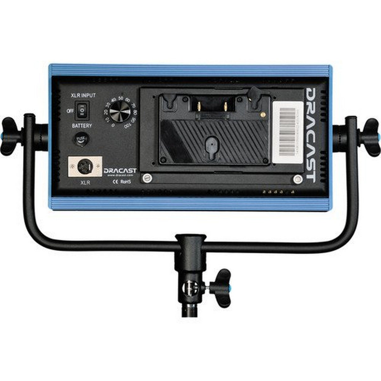 Dracast DRLED500DG LED500 Pro Series Daylight LED Panel Light with Gold Mount Battery Plate