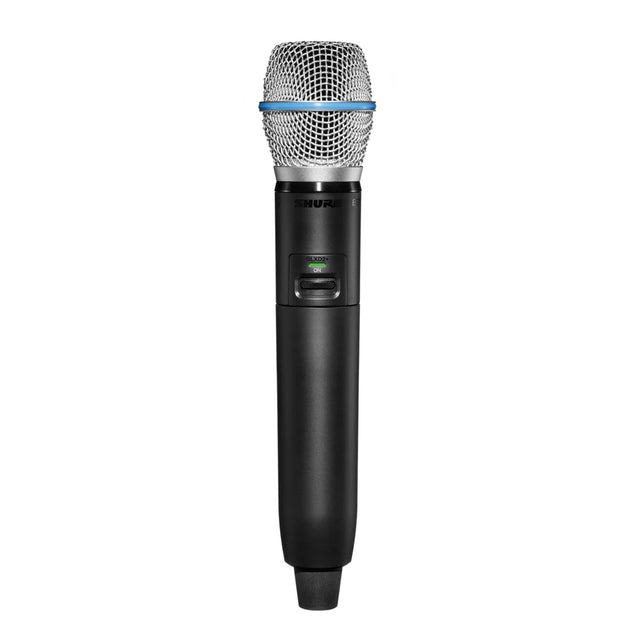 Shure GLXD2 + /B87A Digital Wireless Dual Band BETA 87A Handheld Transmitter Z3 2.4 5.8 GHz