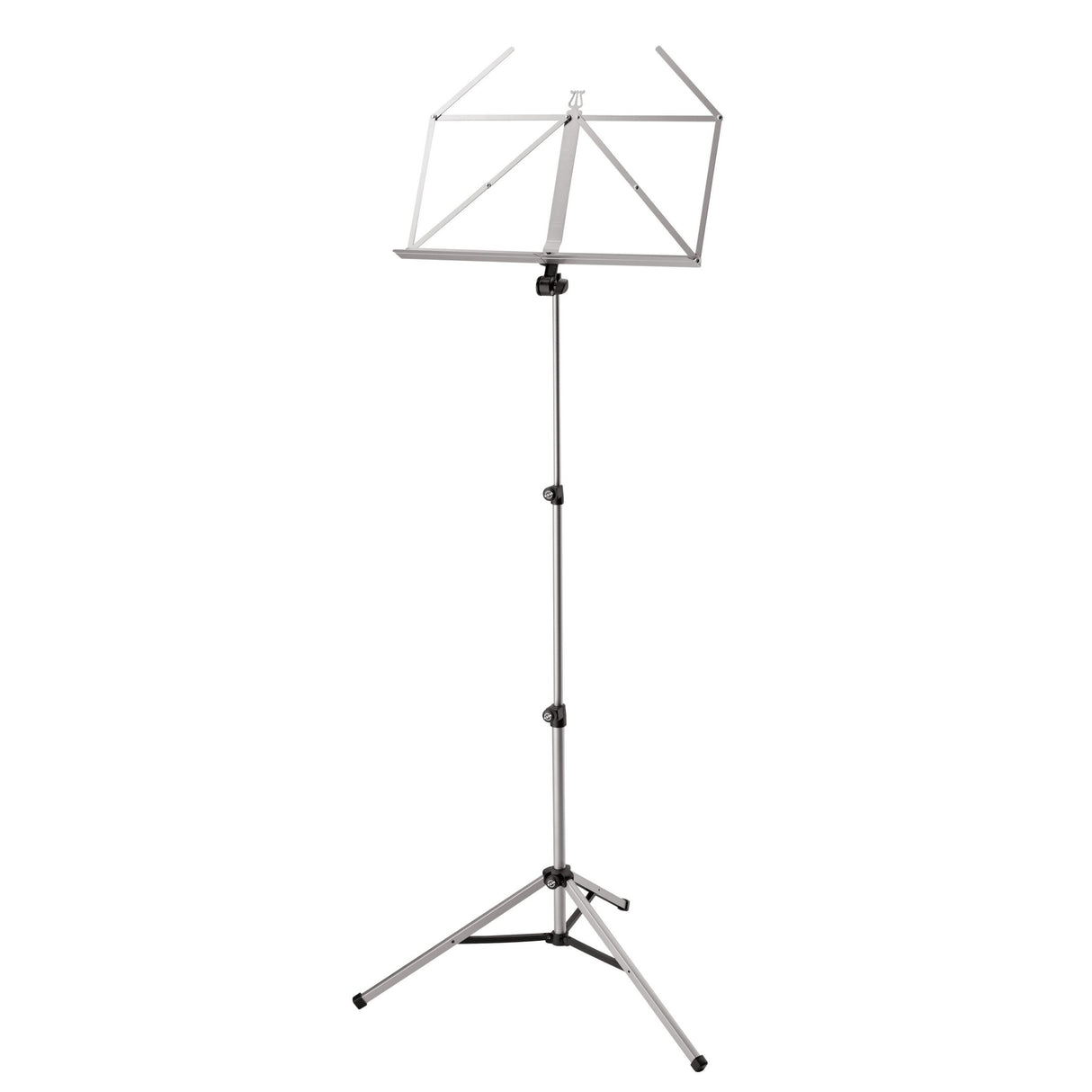 K&M 10065 Music Stand Nickel Colored