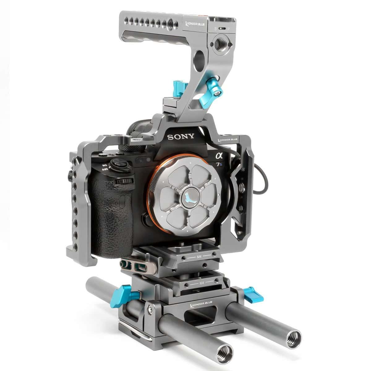 Kondor Blue KB-SONYA7R Full Camera Cage with Trigger Top Handle for Sony A1/A7 Series (Compatible with A7R IV)