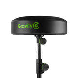 Gravity FD SEAT 1 Round Musicians Stool Foldable, Adjustable Height