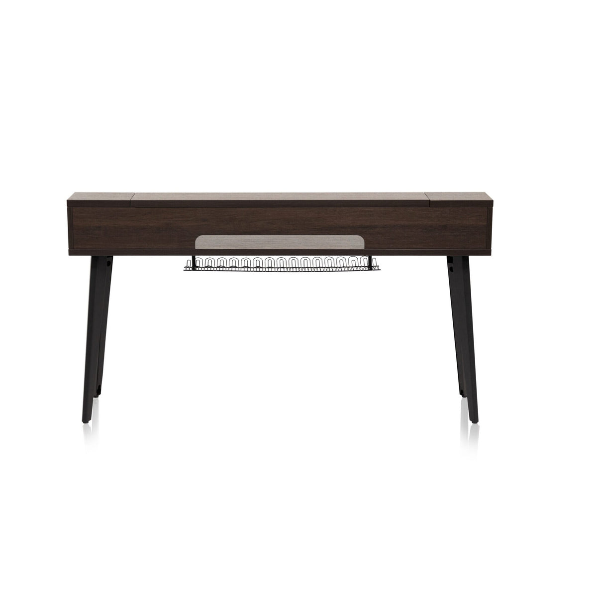 Gator GFW-ELITEKEYTBL88-BRN Elite Series Furniture for 88 Note Keyboard Walnut Brown Finish