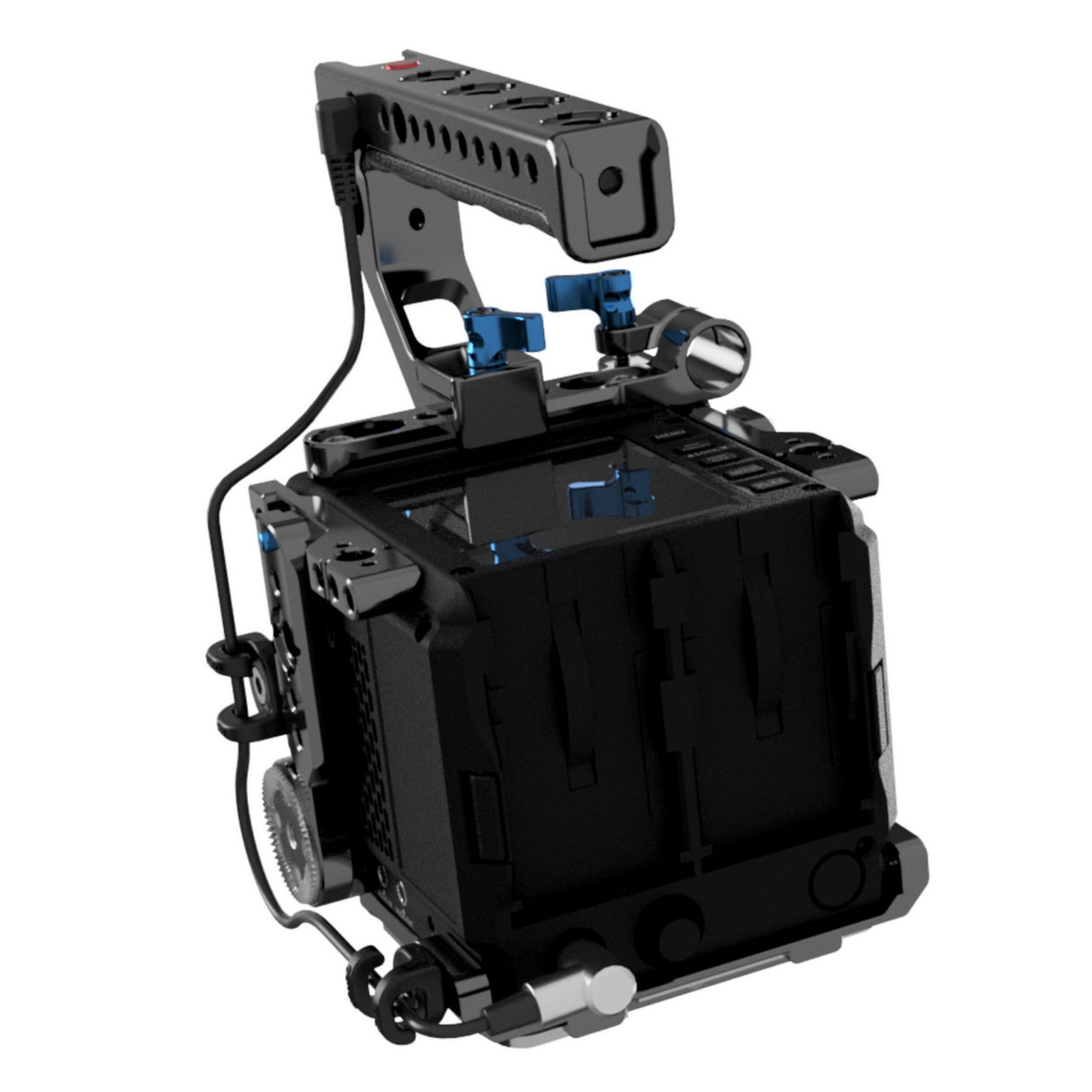 Kondor Blue KB-MT-5-Bk 1/4-20 Mondo Ties Cable Management Clips for Cameras, Raven Black 5-Pack