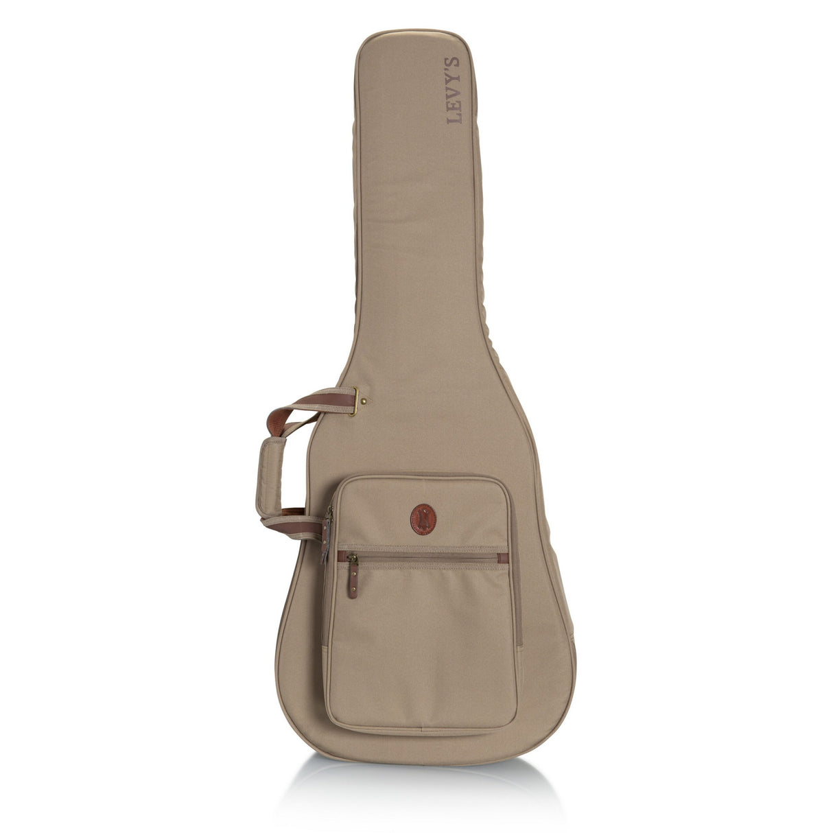 Levy’s Deluxe Gig Bag for Dread Guitars Tan