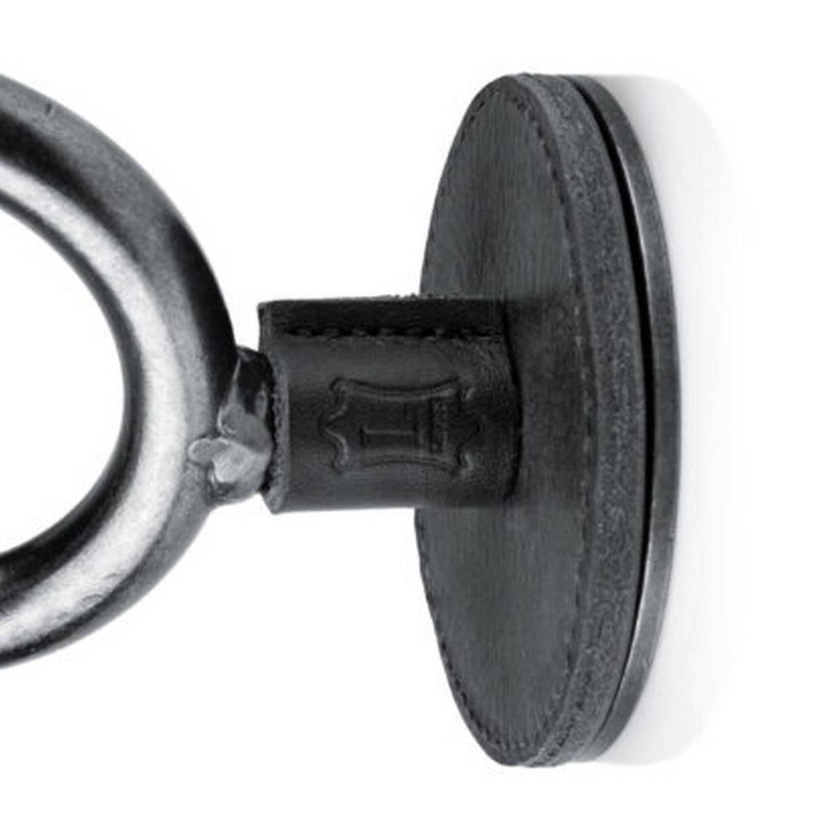 Levyās Smoke Forged Guitar Hanger with Black Leather - accessories