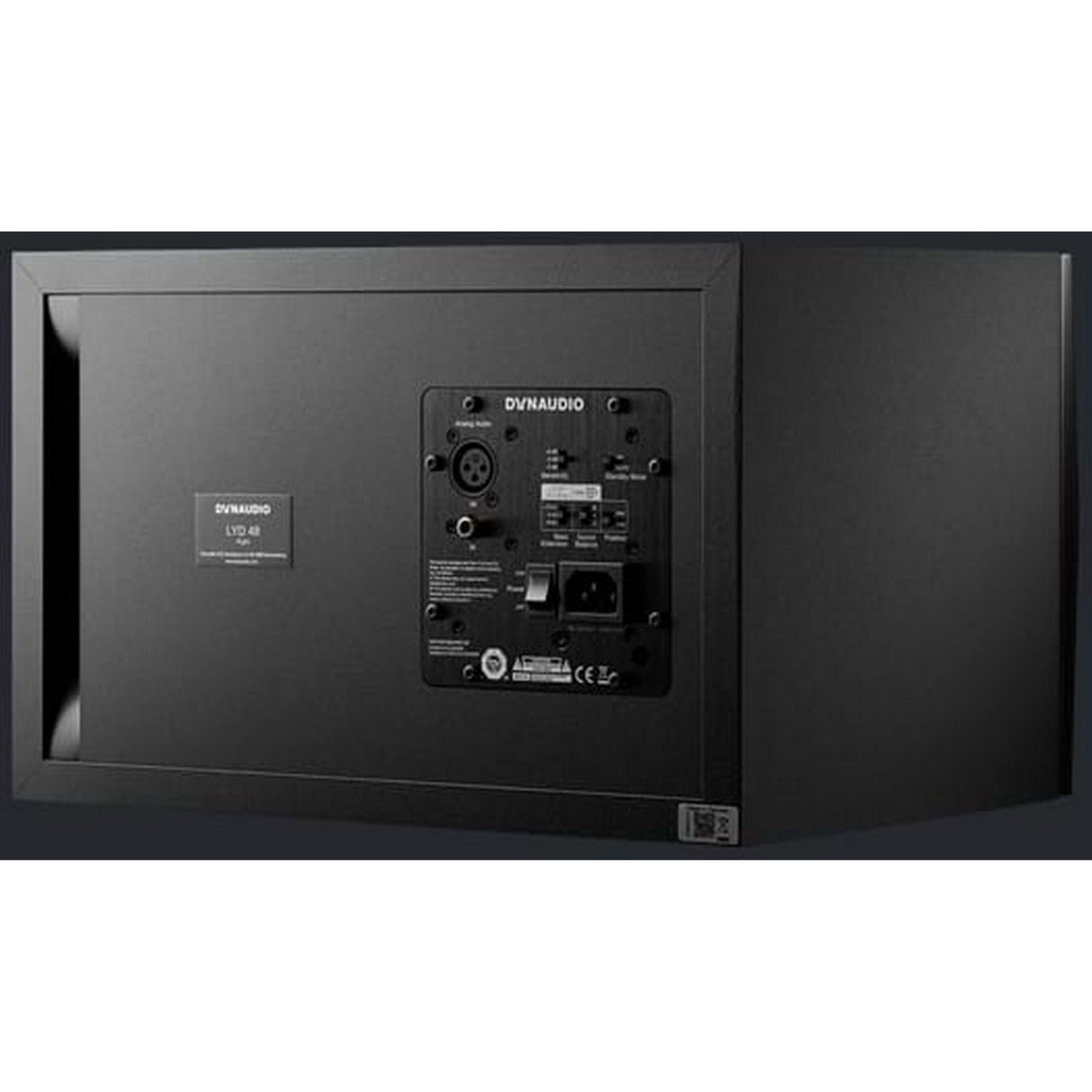 Dynaudio LYD 48 3-Way Midfield Monitor Left Black