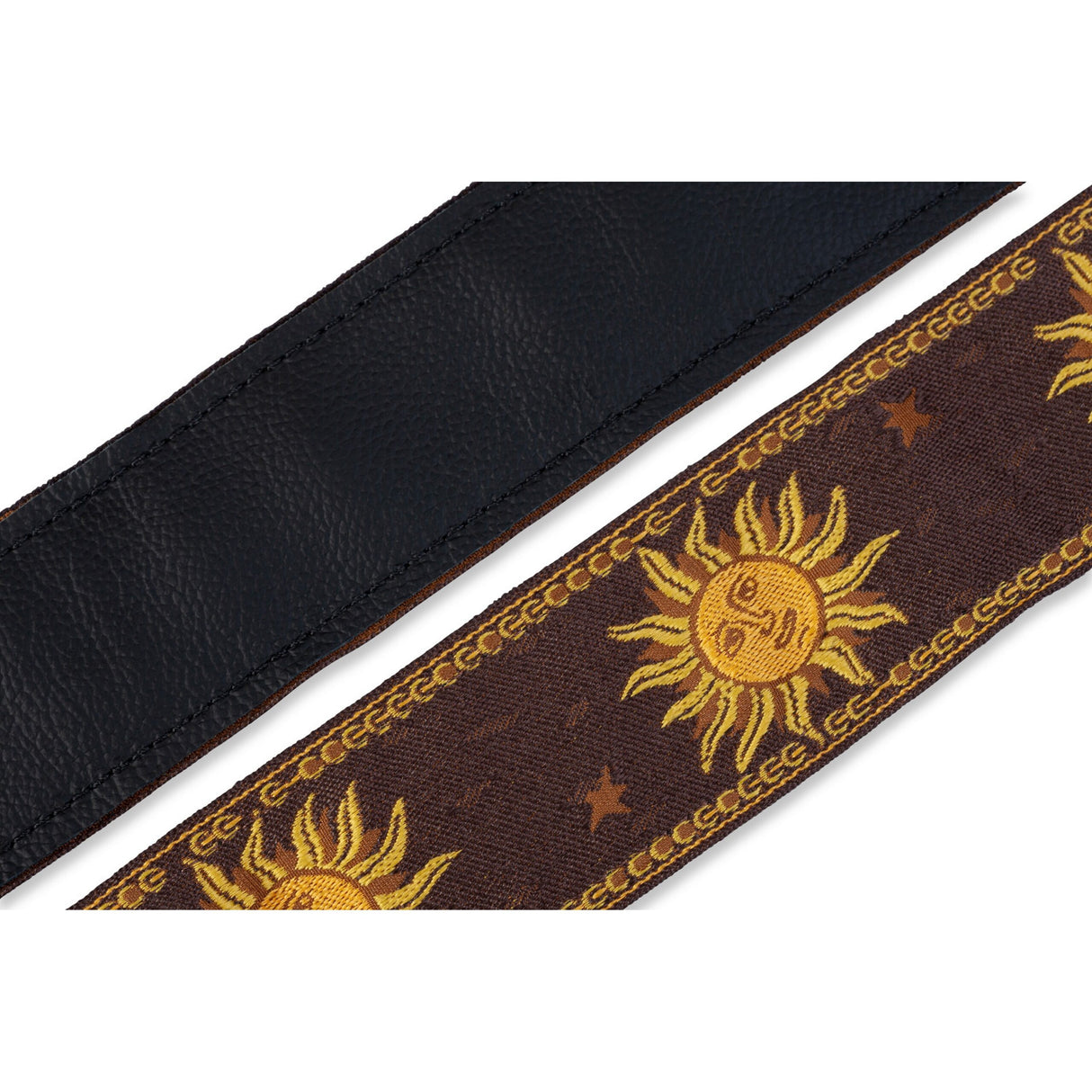 Levy’s 2-Inch Sun Design Jacquard Weave Guitar Strap - accessories