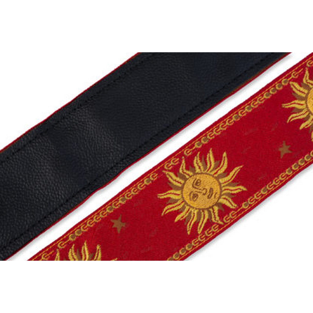 Levy’s 2-Inch Sun Design Jacquard Weave Guitar Strap - accessories
