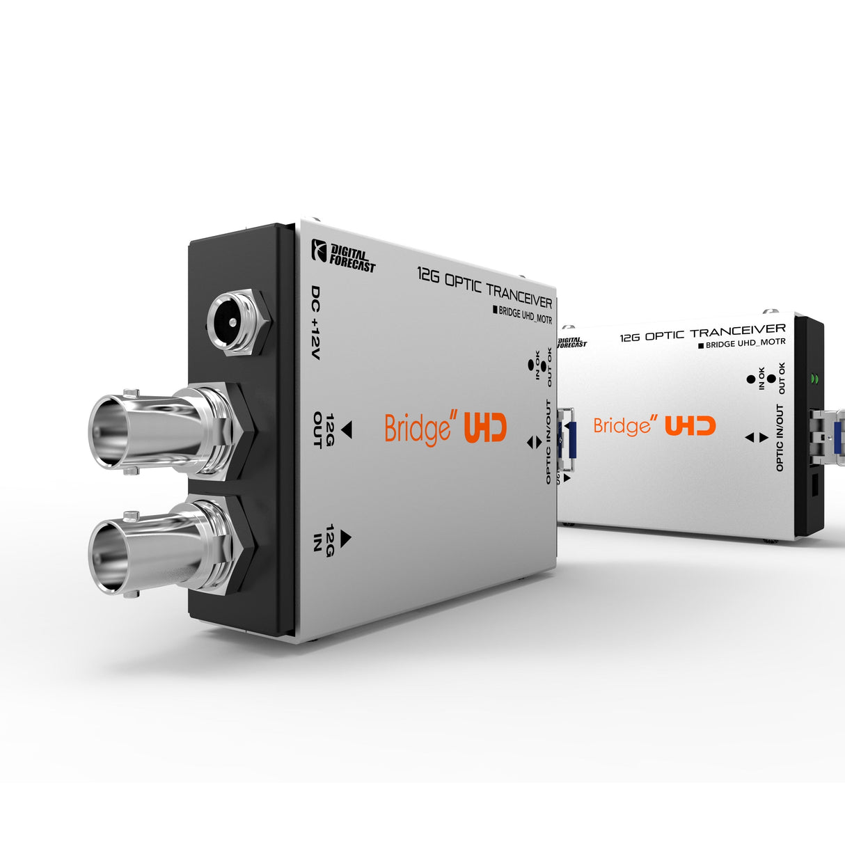 Digital Forecast Bridge UHD M_OTR 12G SDI to Optical Signal Transceiver