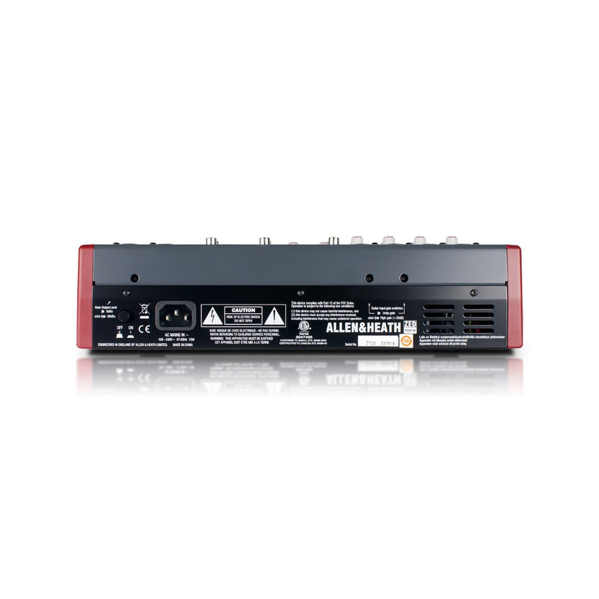 Allen & Heath ZED-10FX | Compact Portable 4 Mic Line Input Neutrik Mic XLR 1/4 Inch Amp FX Mixer