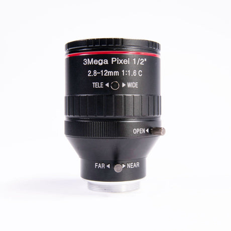 AIDA CS-2812V CS Mount 2-12 Millimeters Varifocal Mega-Pixel Lens