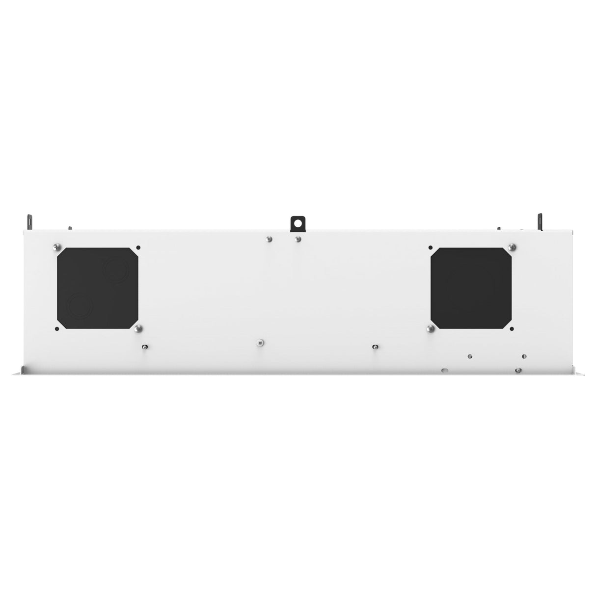 AtlasIED CR212 Series Ceiling-Mount Rack with 2RU Half-Width AmbiTILT Shelf and Integrated AC Power Pack, Fits 12-Inch by 24-Inch Ceiling Tiles