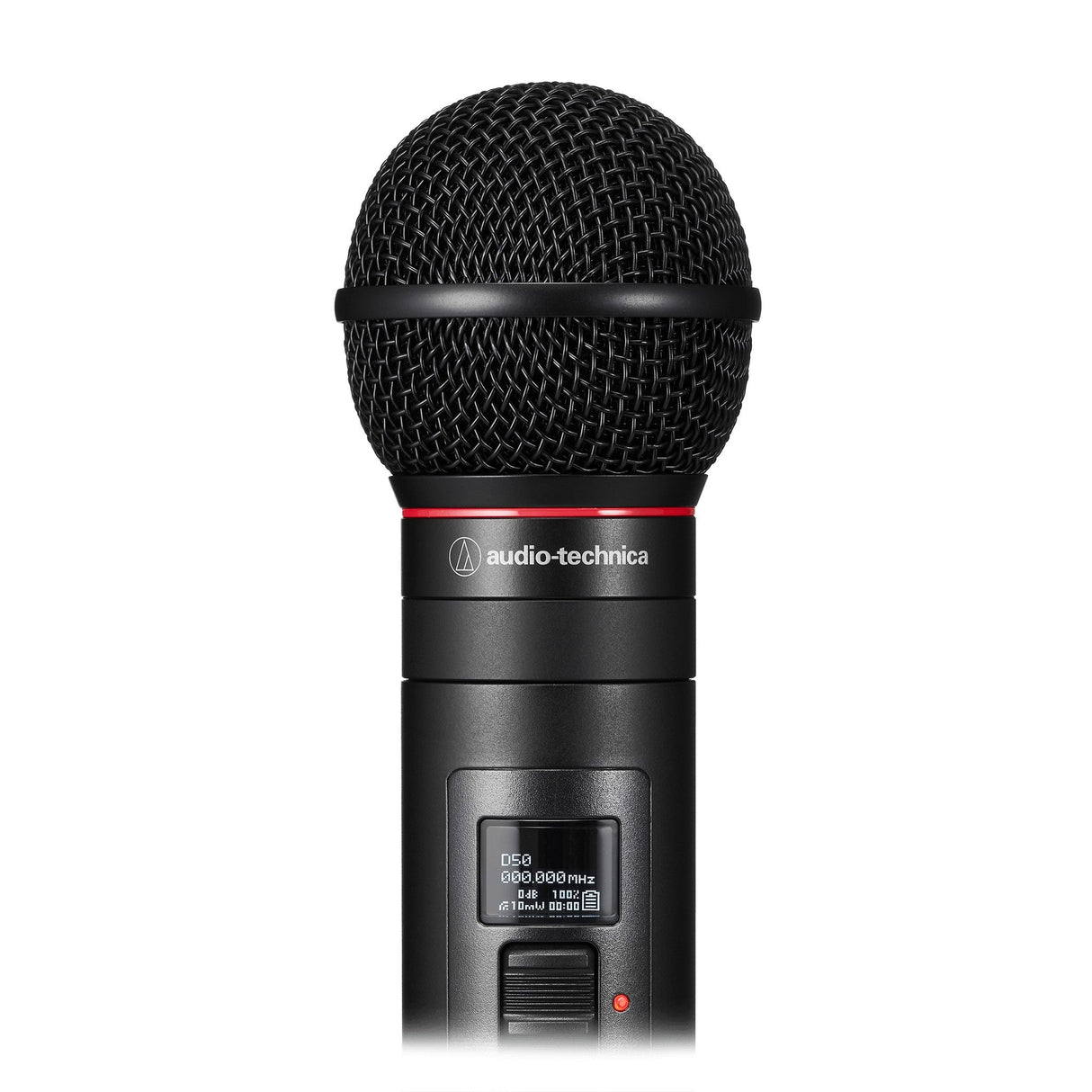 Audio-Technica ATW-D50-DRX-BLH 2-Person Wireless Cardioid Handheld/Lavalier Combo System, DF2 470-608 MHz