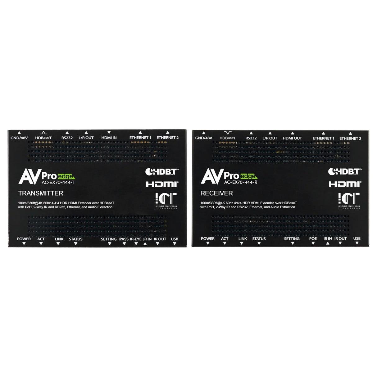 AVPro Edge AC-EX70-444-KIT 70M 18Gbps HDBaseT Extender Kit