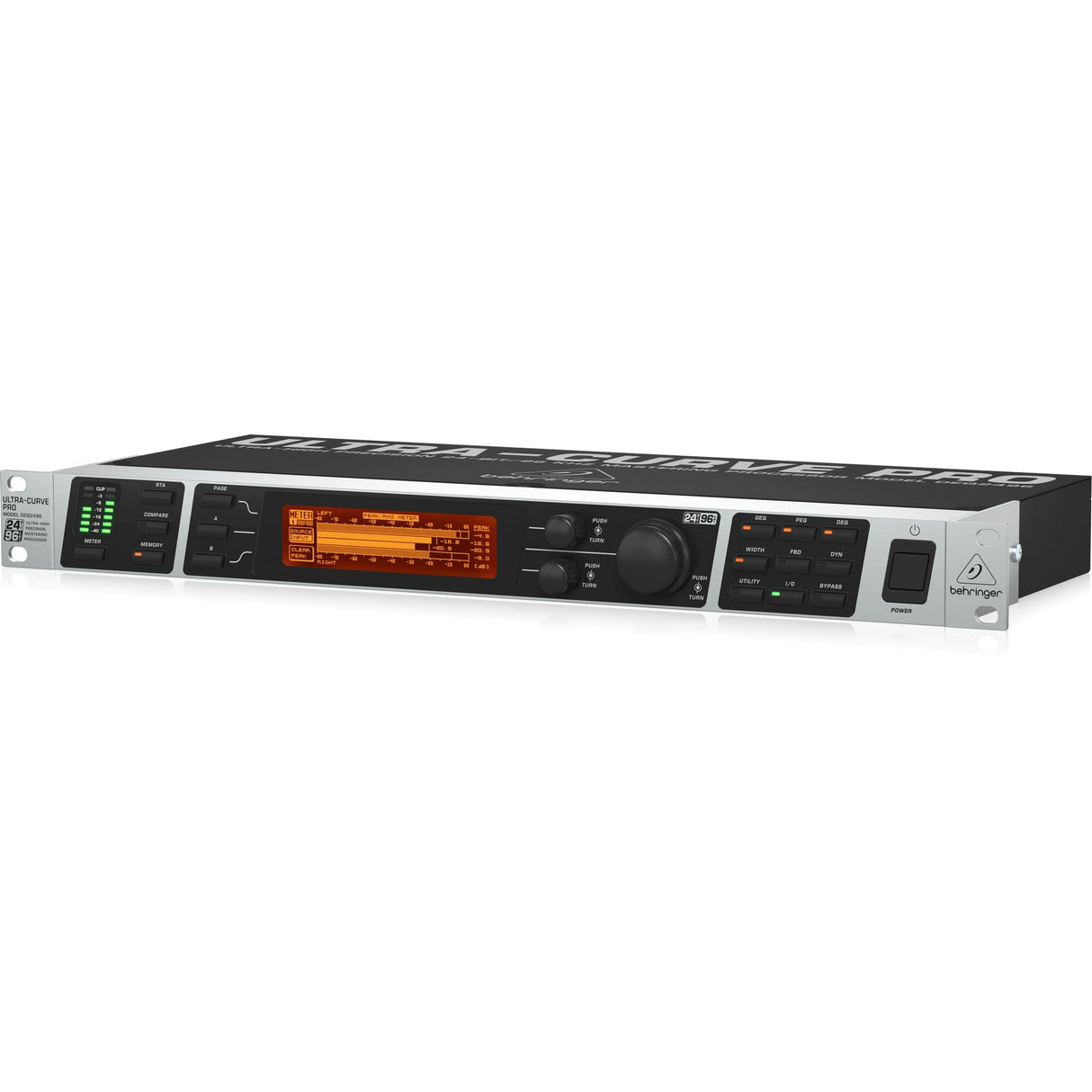 Behringer DEQ2496 Digital Equalizer Analyzer Feedback Processor