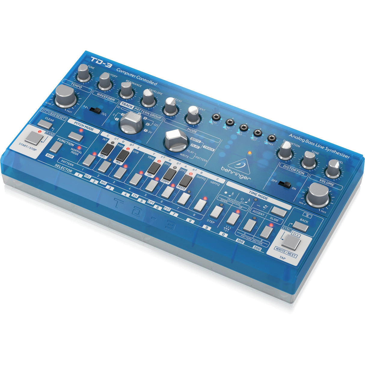 Behringer TD-3 Analog Bass Line Synthesizer with Sequencer and Distortion