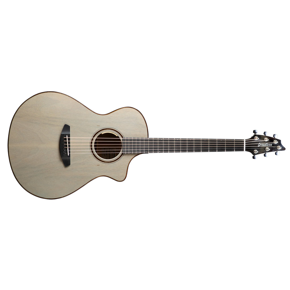 Breedlove Concert CE Myrtlewood Acoustic Electric Guitar, Permafrost Gloss Finish