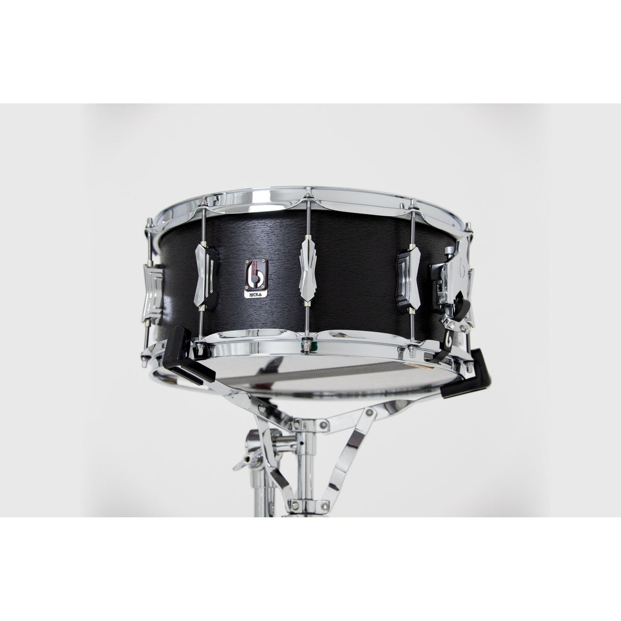 British Drum Co ICA-14-65-SN Icarus Series 14x6.5-Inch Snare Drum, Black Oak Finish