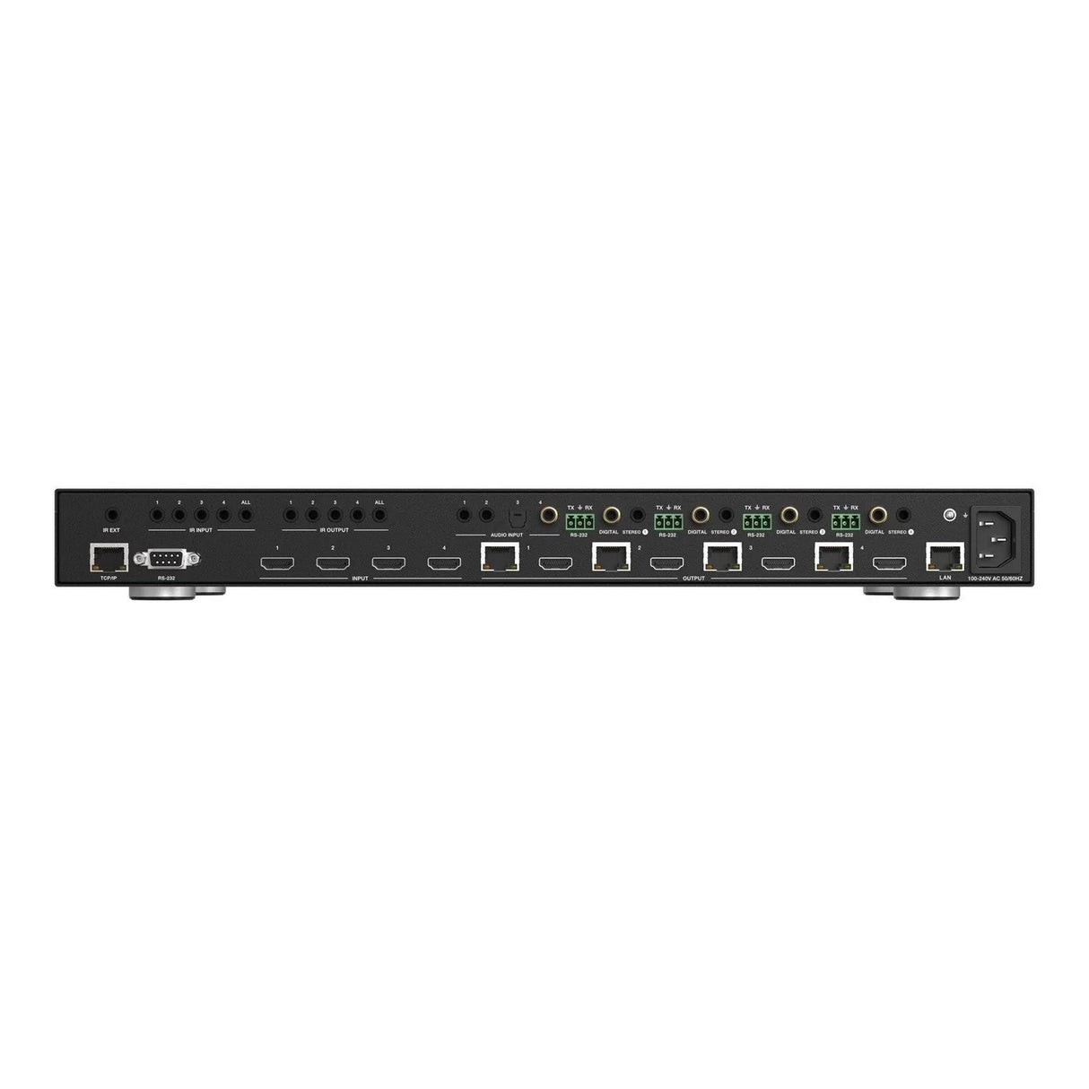 BZBGEAR BG-UM44-100M-KIT 4X4 HDMI and HDBaseT Matrix Switch