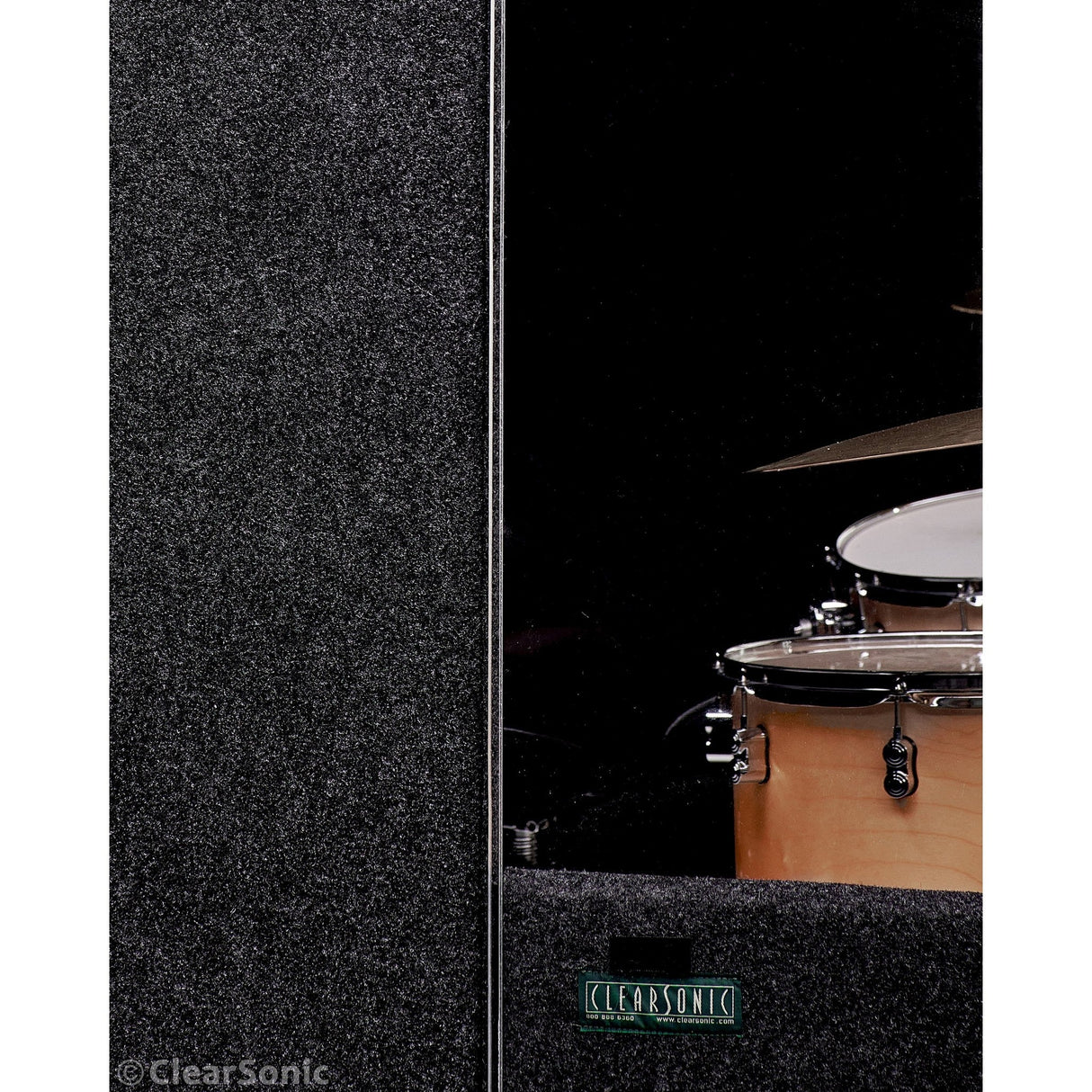 ClearSonic IPA IsoPac A Portable Drum Isolation Booth, 60-70% Volume Reduction