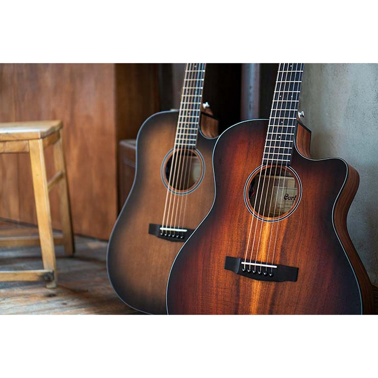 Cort CORE GA Acoustic Electric Guitar Core Blackwood - guitar