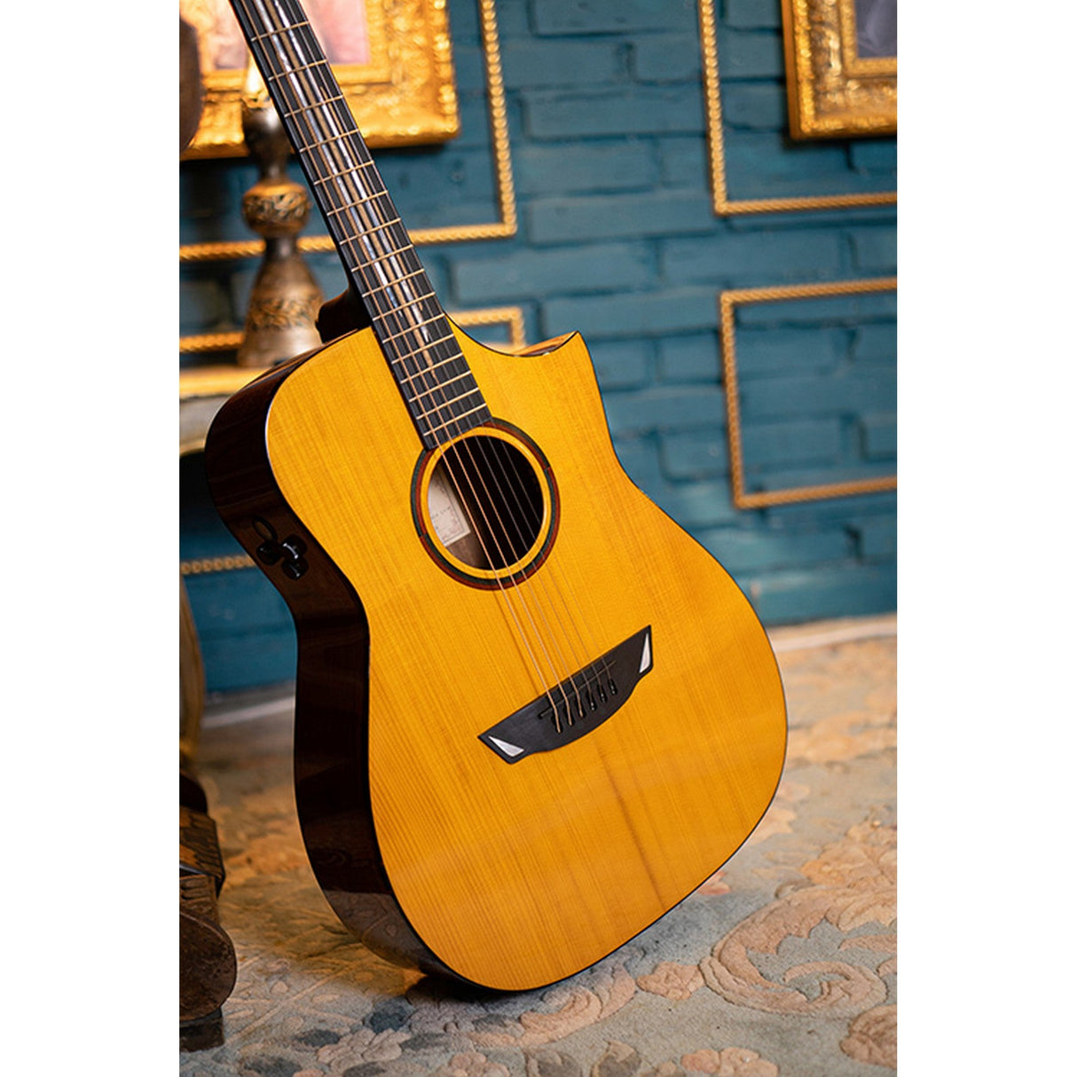 Cort LUXE II Acoustic-Electric Guitar Natural Gloss - guitar