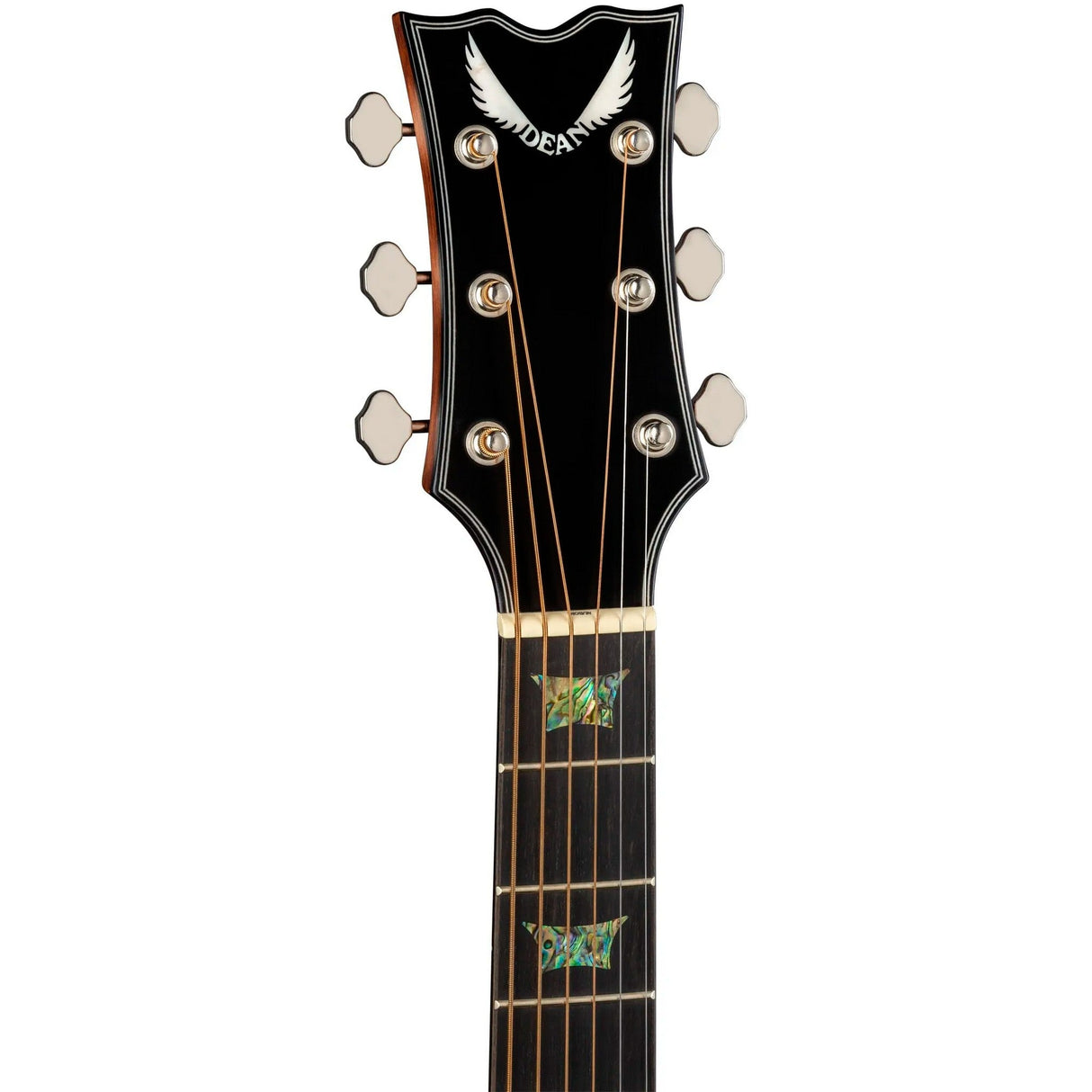 Dean Guitars ST Augustine Elite Parlor Solid Top A/E Mahogany Acoustic/Electric Guitar - guitar