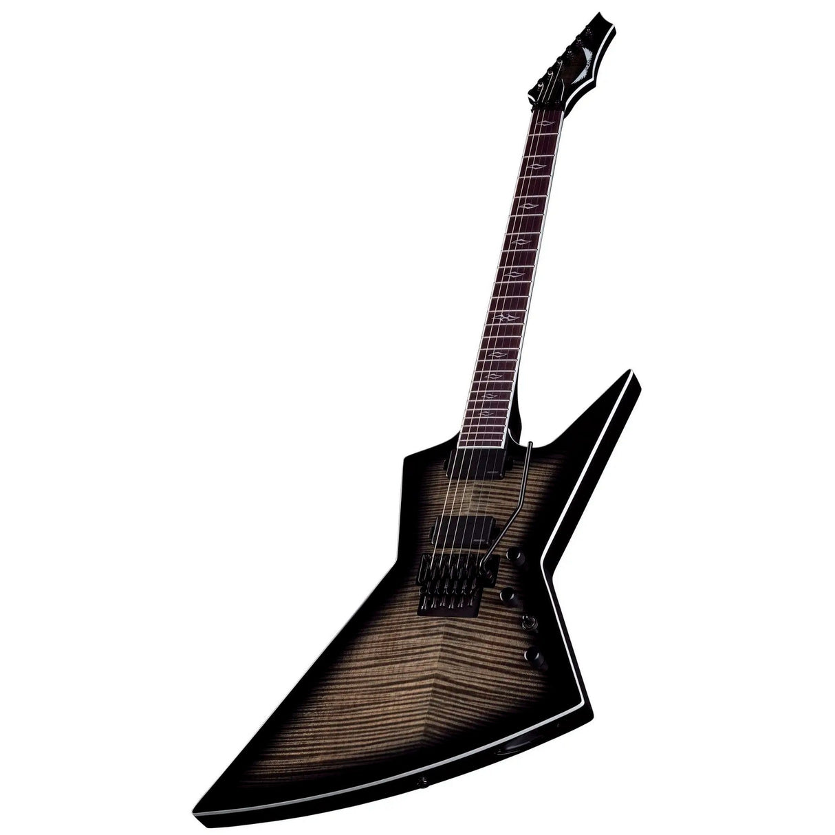 Dean Guitars Zero Select Evertune Floyd Fluence Charcoal Burst Electric Guitar 6-String - guitar
