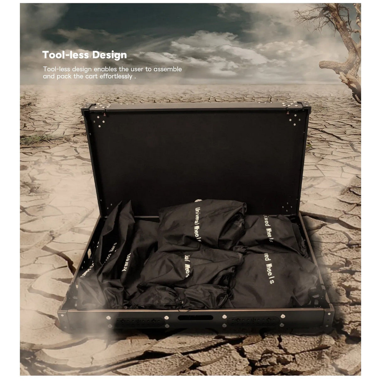 DigitalFoto TITAN-CART 8-Inch Caster 300kg Payload Video Production Camera Cart