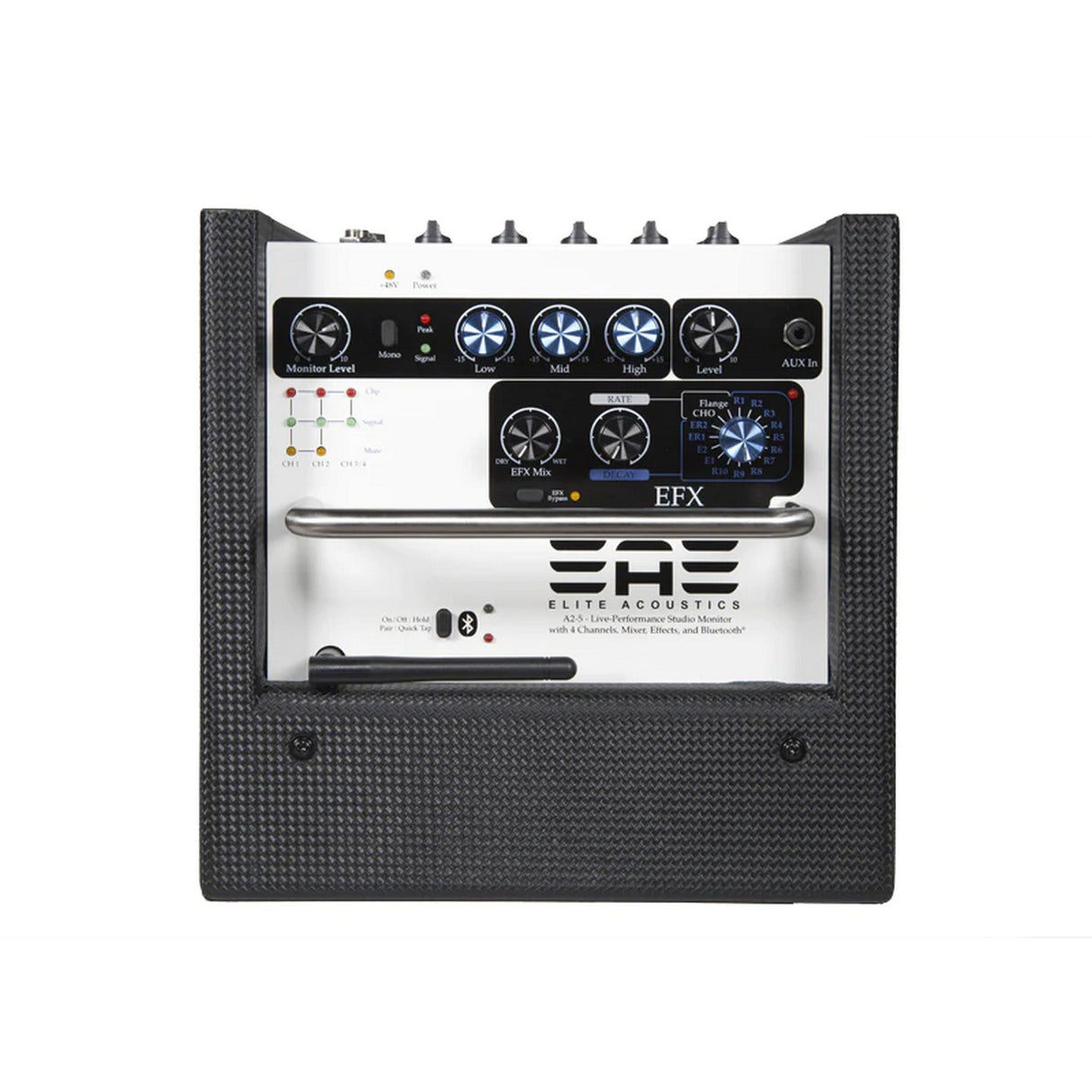 Elite Acoustics A2-5U 4-Channel Acoustic Guitar Amplifier/Mini PA System - amps