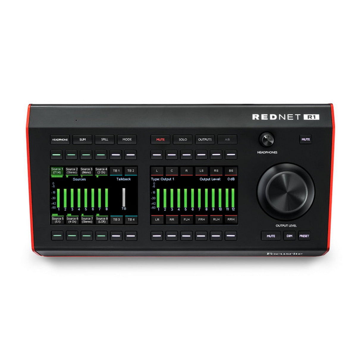 Focusrite RedNet R1 Desktop Remote Controller
