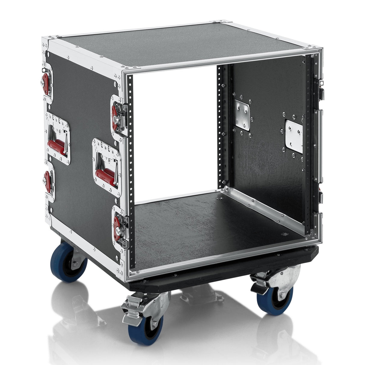 Gator G-TOUR 10U CAST ATA Wood Flight Rack Case with Casters 10U 17-Inches Deep