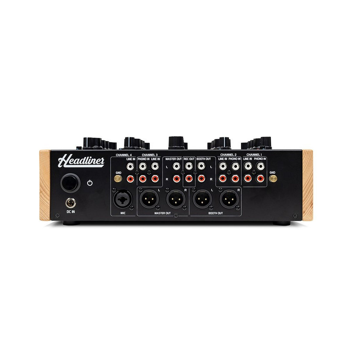 Headliner HL90120 R4 4-Channel Analog Rotary DJ Mixer