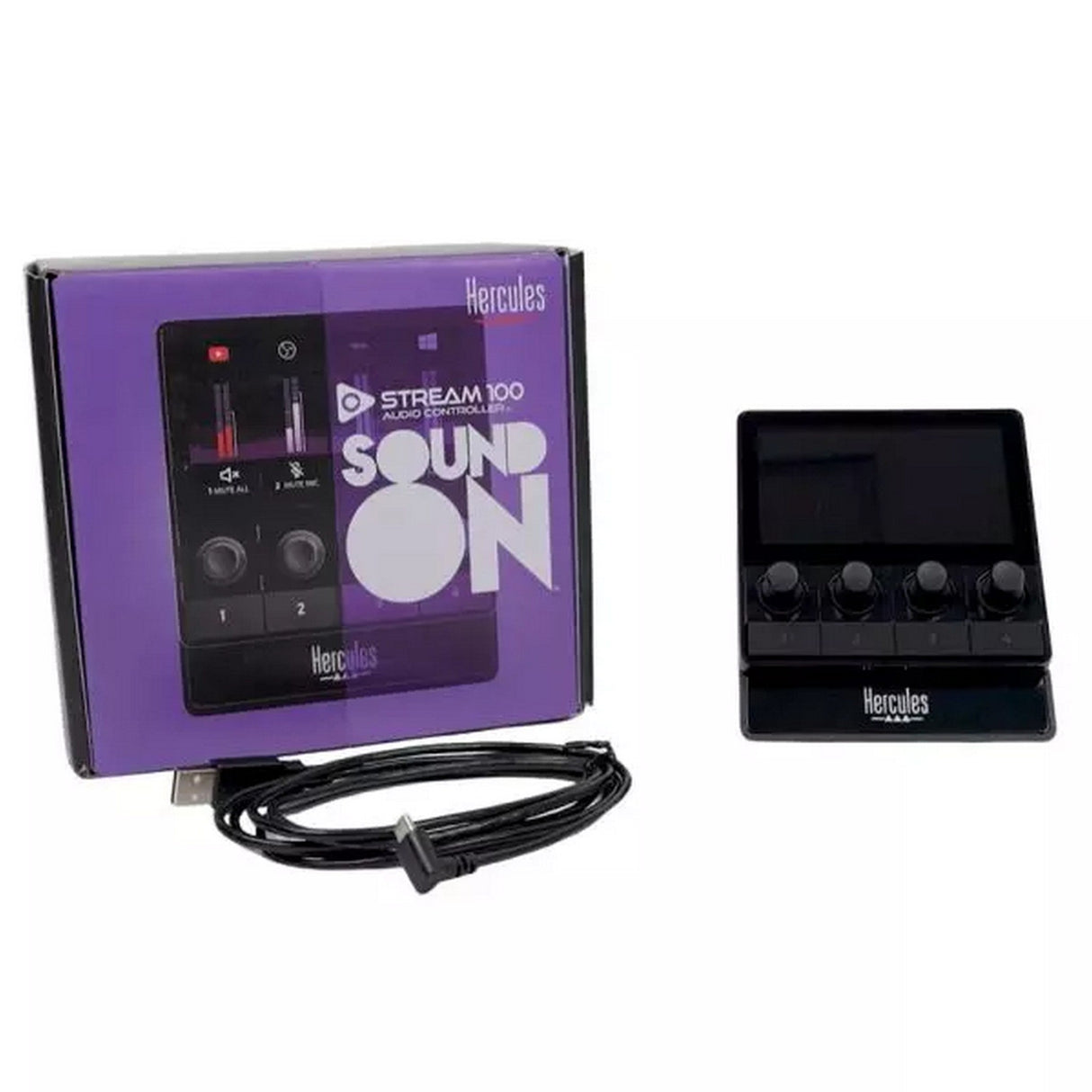 Hercules Stream 100 4-Volume Encoder Audio Controller