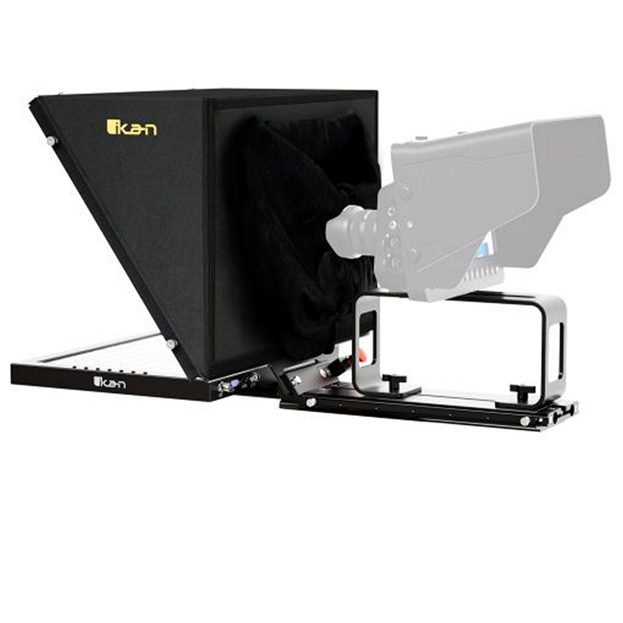 Ikan PT4500-TK-V3-TRIPOD 15-inch Teleprompter Tripod Dolly Kit with Hard Case