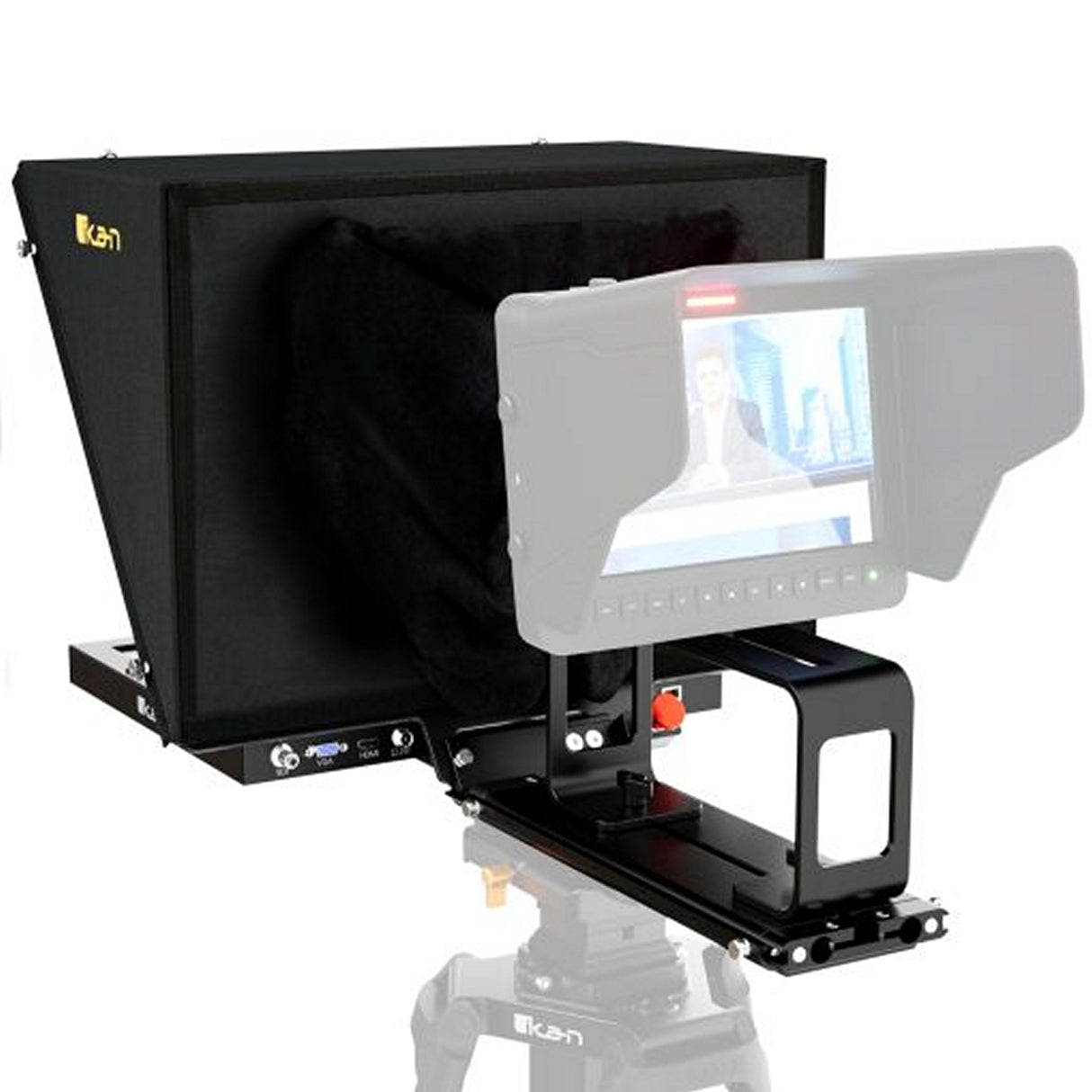 Ikan PT4500-V3 19-inch PTZ Teleprompter Pedestal Dolly System