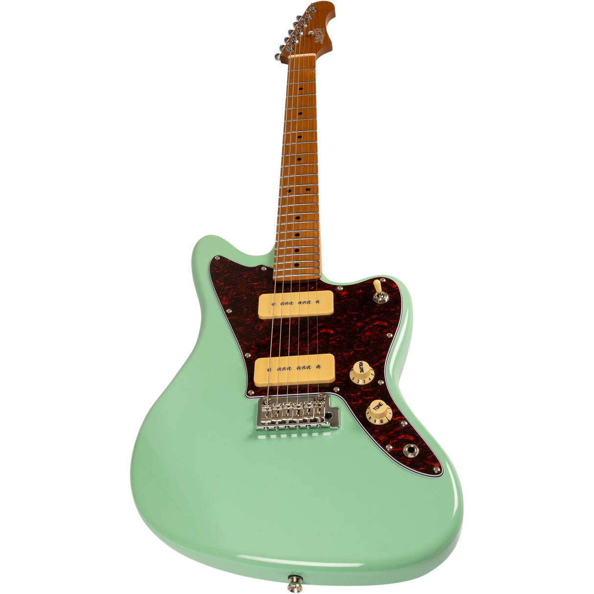 Jet Guitars JJ-300 P90 SFG Electric Guitar, Sea Green Finish