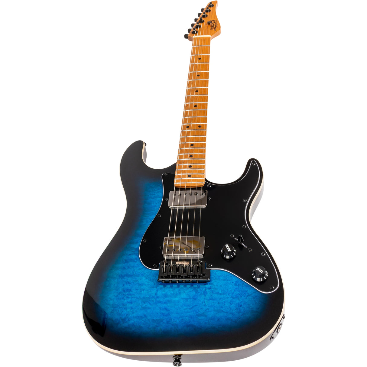 Jet Guitars JS-450 BLB Electric Guitar, Blue Burst Finish