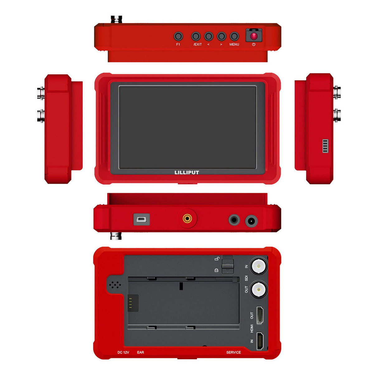 Lilliput FS5 5.4-Inch HDMI 2.0 and 3G-SDI On-Camera Monitor