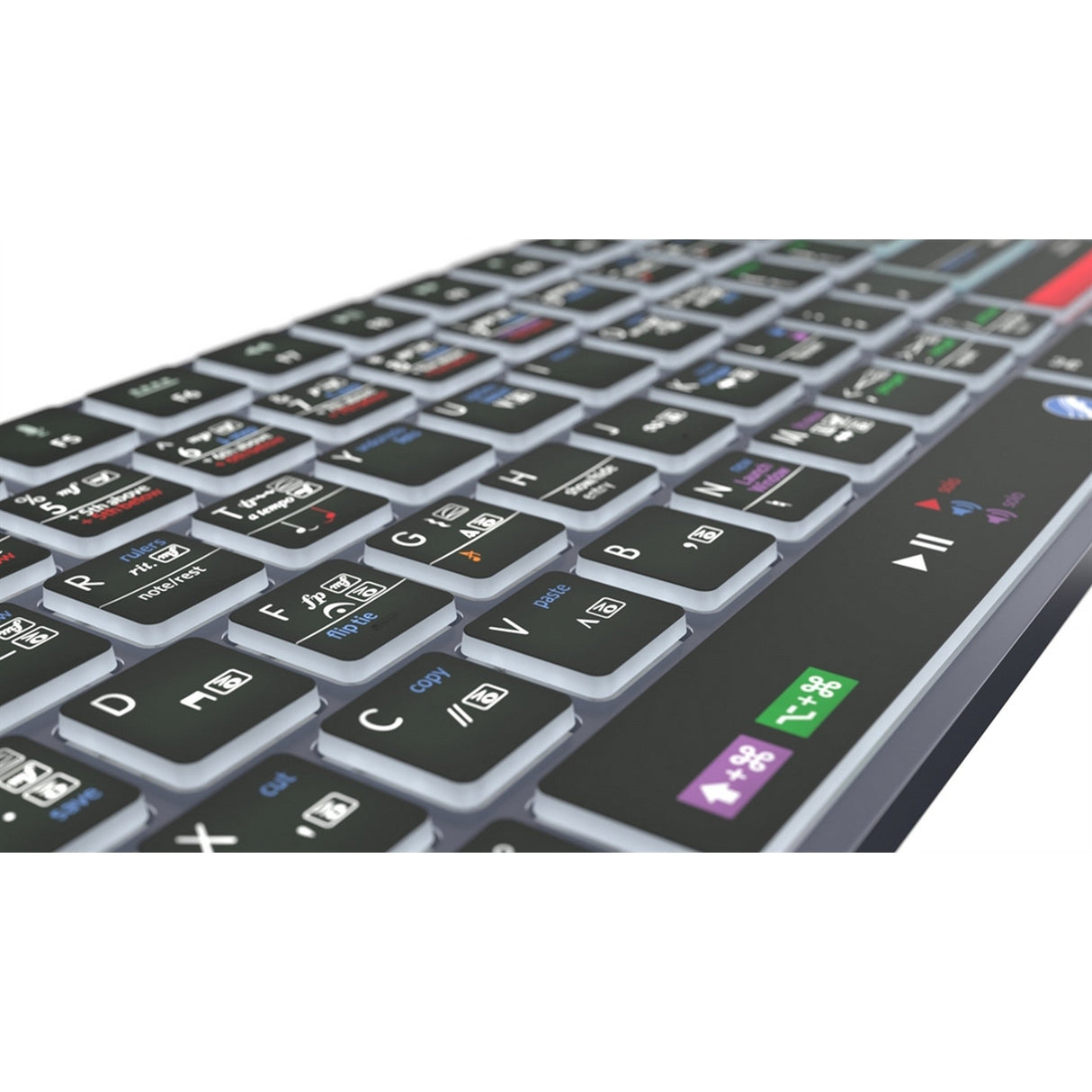Logickeyboard Mac MakeMusic Finale TITAN Wireless Backlit Keyboard