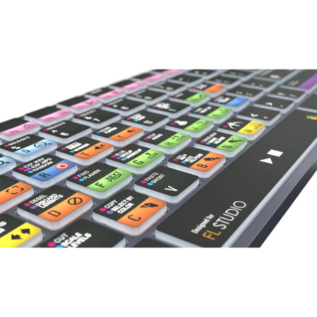 Logickeyboard TITAN Wireless Backlit Keyboard for FL Studio US Windows