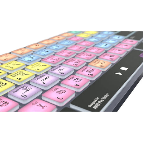 Logickeyboard TITAN Wireless Backlit Keyboard for Avid Pro Tools US Windows