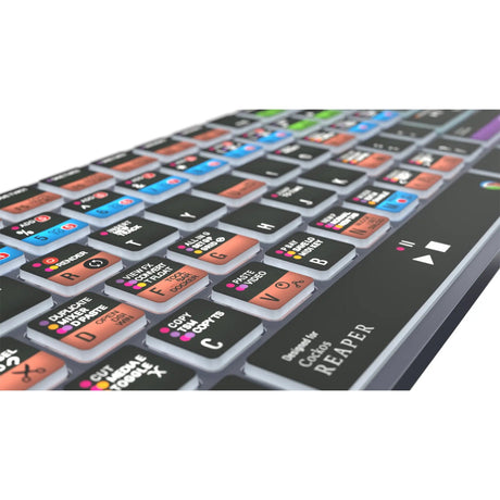 Logickeyboard TITAN Wireless Backlit Keyboard for Cockos Reaper US Windows